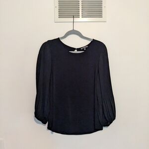 Adrianna Papell Black Blouse